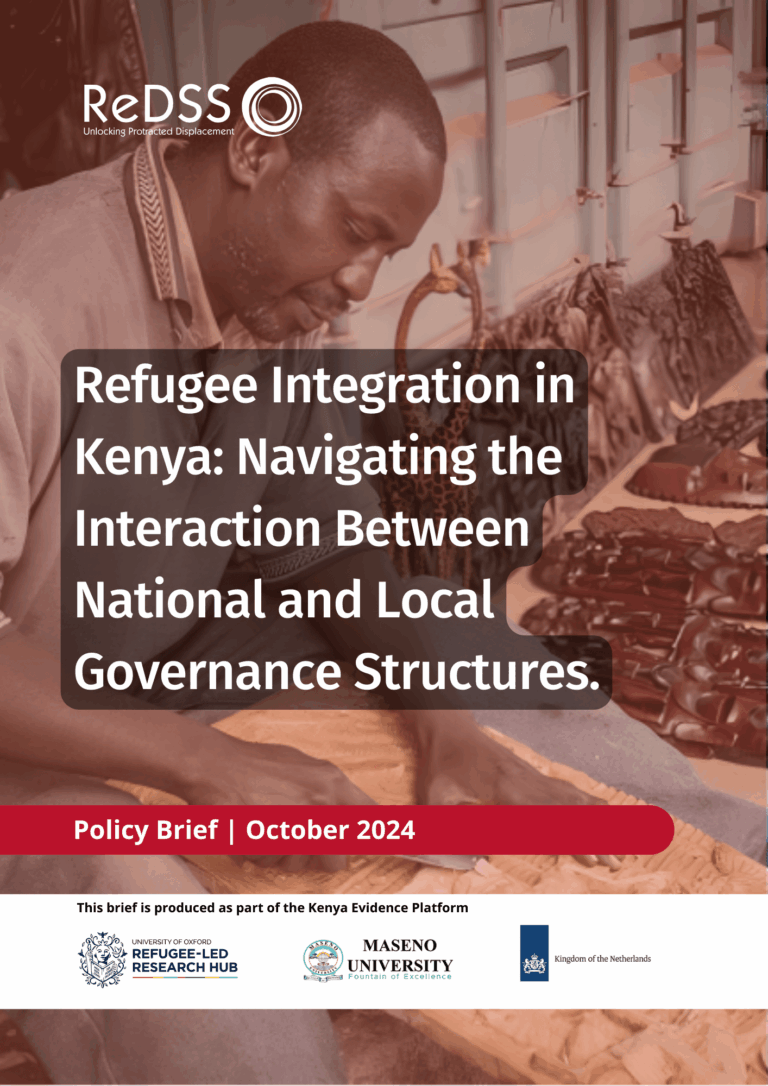 Refugee Integration in Kenya: Navigating the Interaction Between National and Local Governance Structures